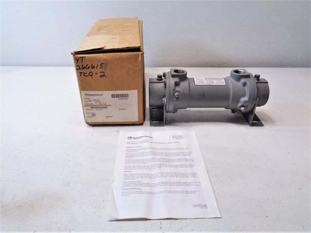 Young Touchstone Fixed Bundle Heat Exchanger, Model SSF-301-HY-1P, Part 266615